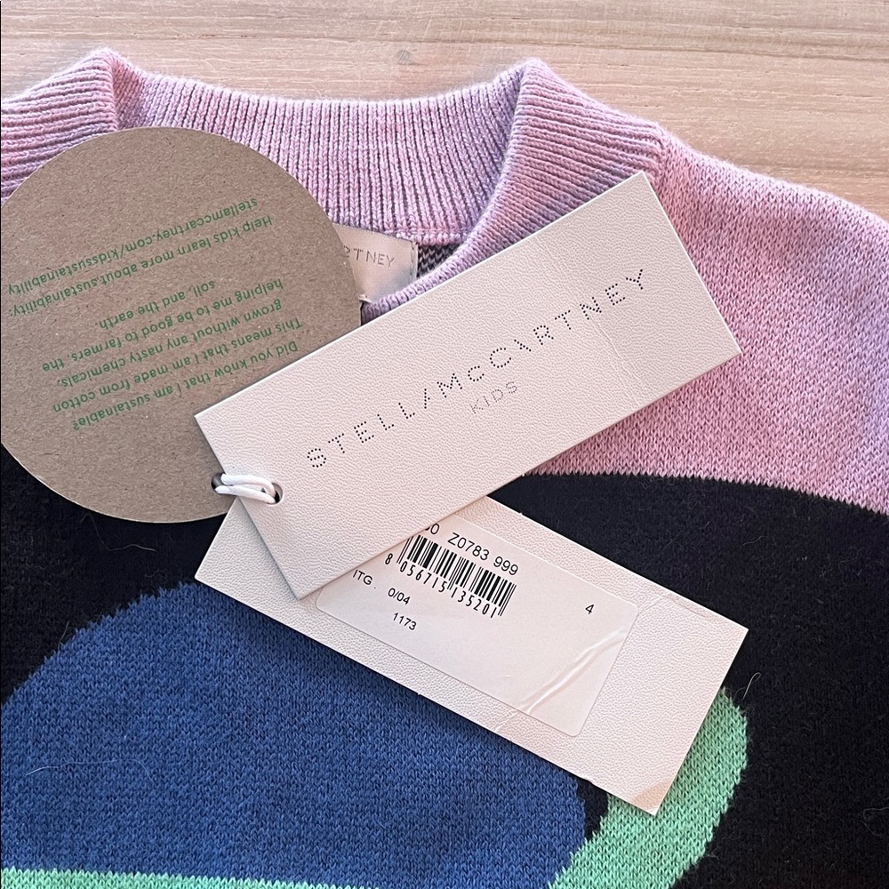 Stella McCartney Multicolor Graphic Kids Sweater - Picture 2 of 5